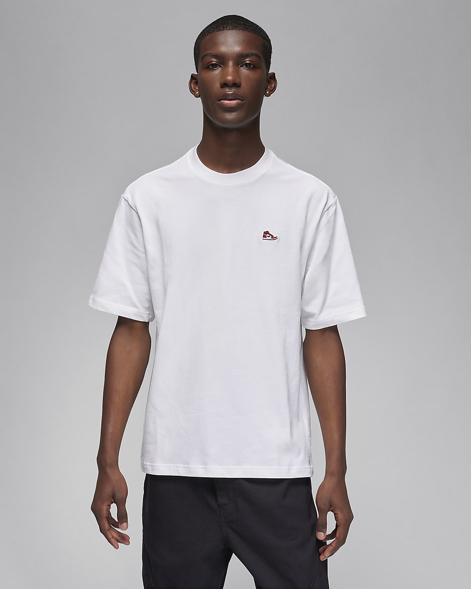 Jordan shirt black and white cheap